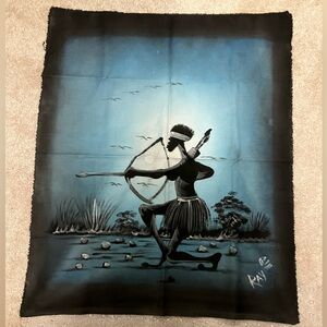 African Mudcloth Art Wall Tapestry